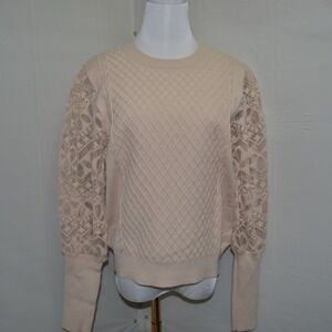 Women's‎ Calligraphie Beige Sweater Size M
